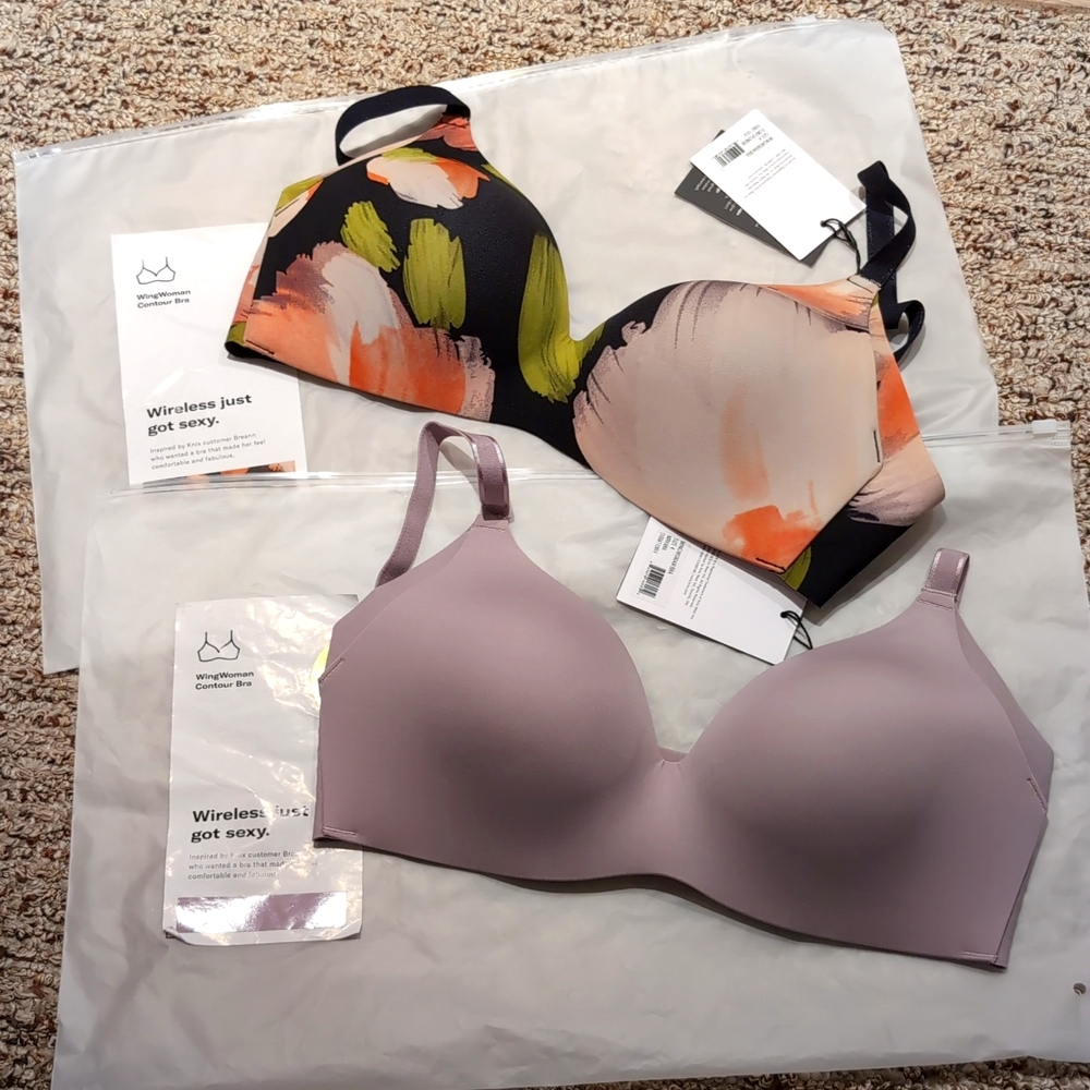 2 NWT - Brand New Knix Wingwoman Bra